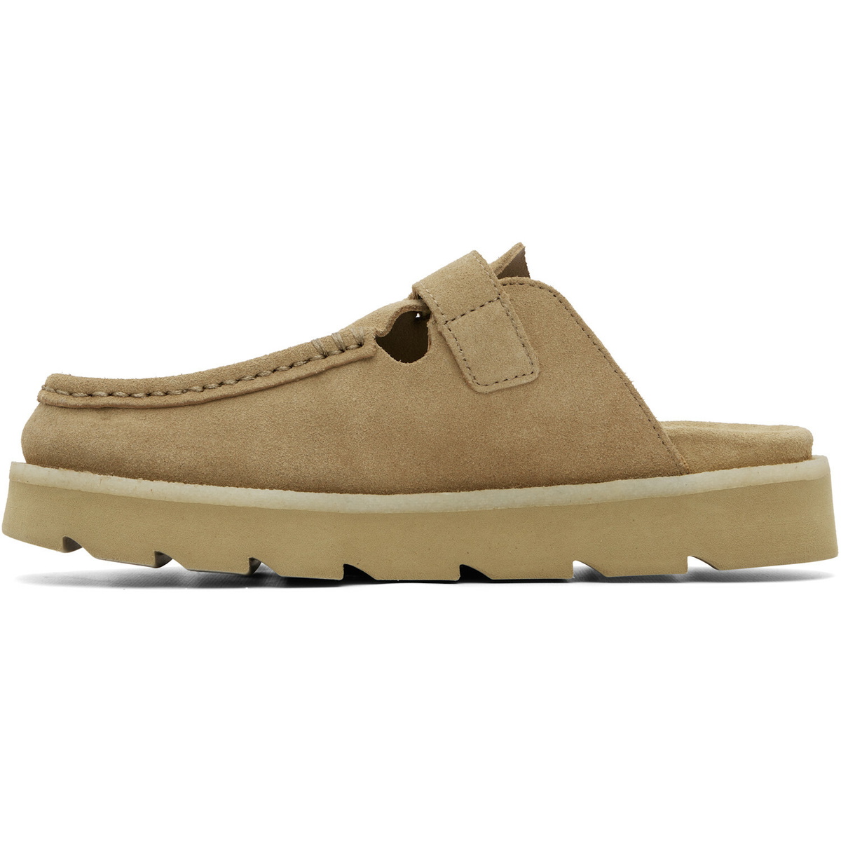 Clarks Originals Beige Meare Moc Slip-on Loafers