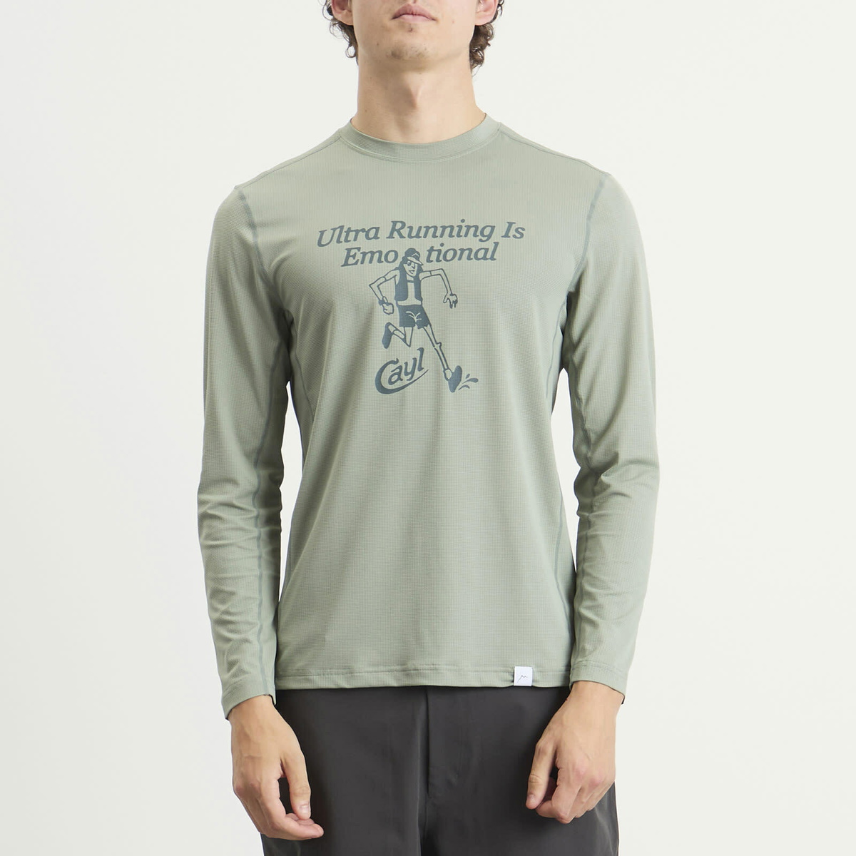 CAYL Men's Ultra Long Sleeve T-Shirt in Stone