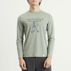 CAYL Men's Ultra Long Sleeve T-Shirt in Stone
