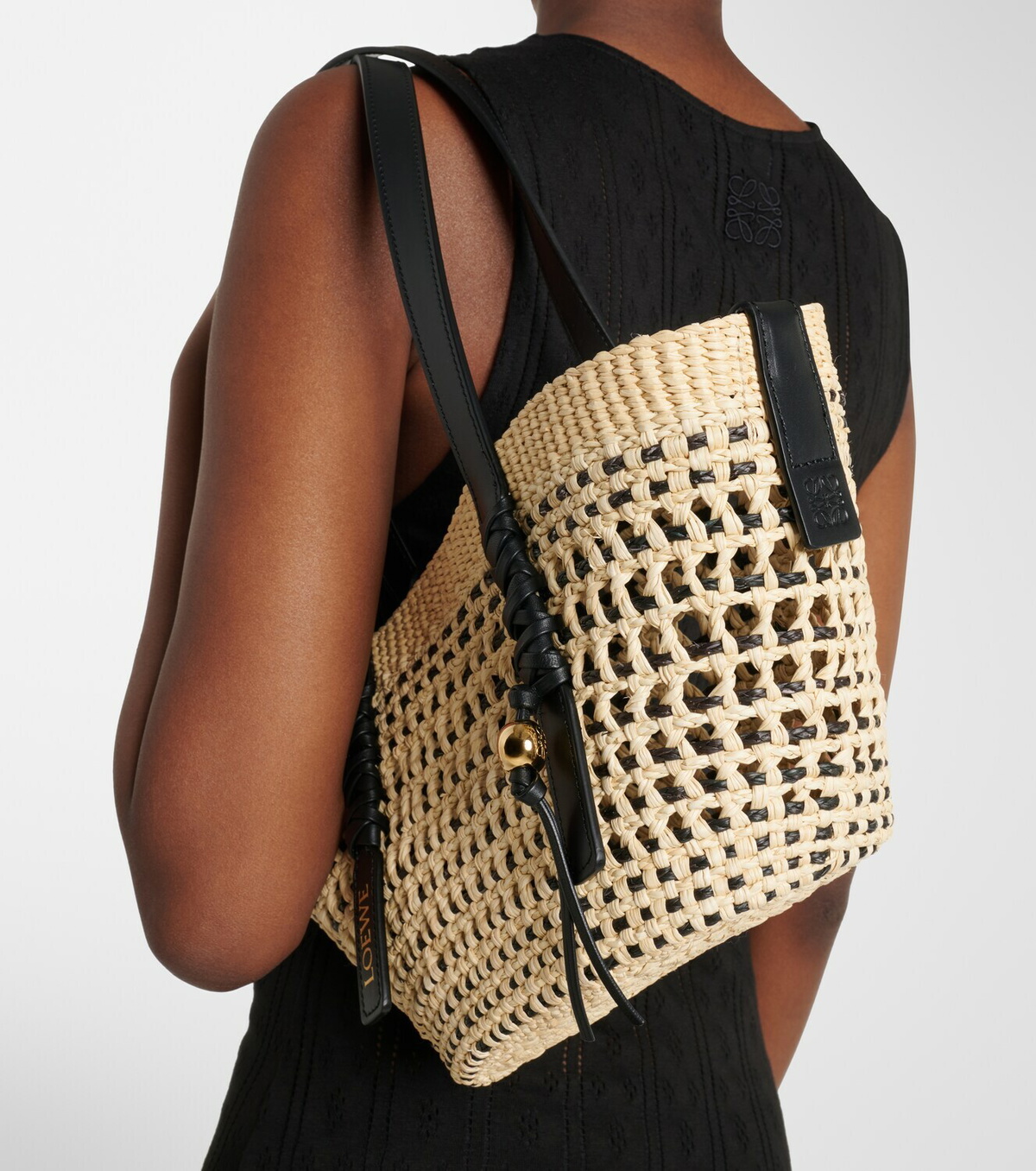 Loewe Paula's Ibiza Braid Small basket bag