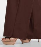 Saint Laurent Tribute patent leather platform sandals