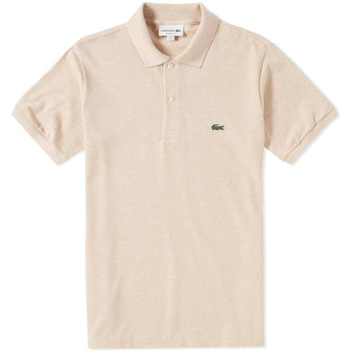 Photo: Lacoste Original Fit Marl Polo Brown