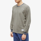 thisisneverthat Men's Long Sleeve Stripe T-Shirt in Grey