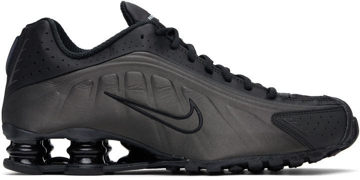Photo: Nike Black Shox R4 Sneakers