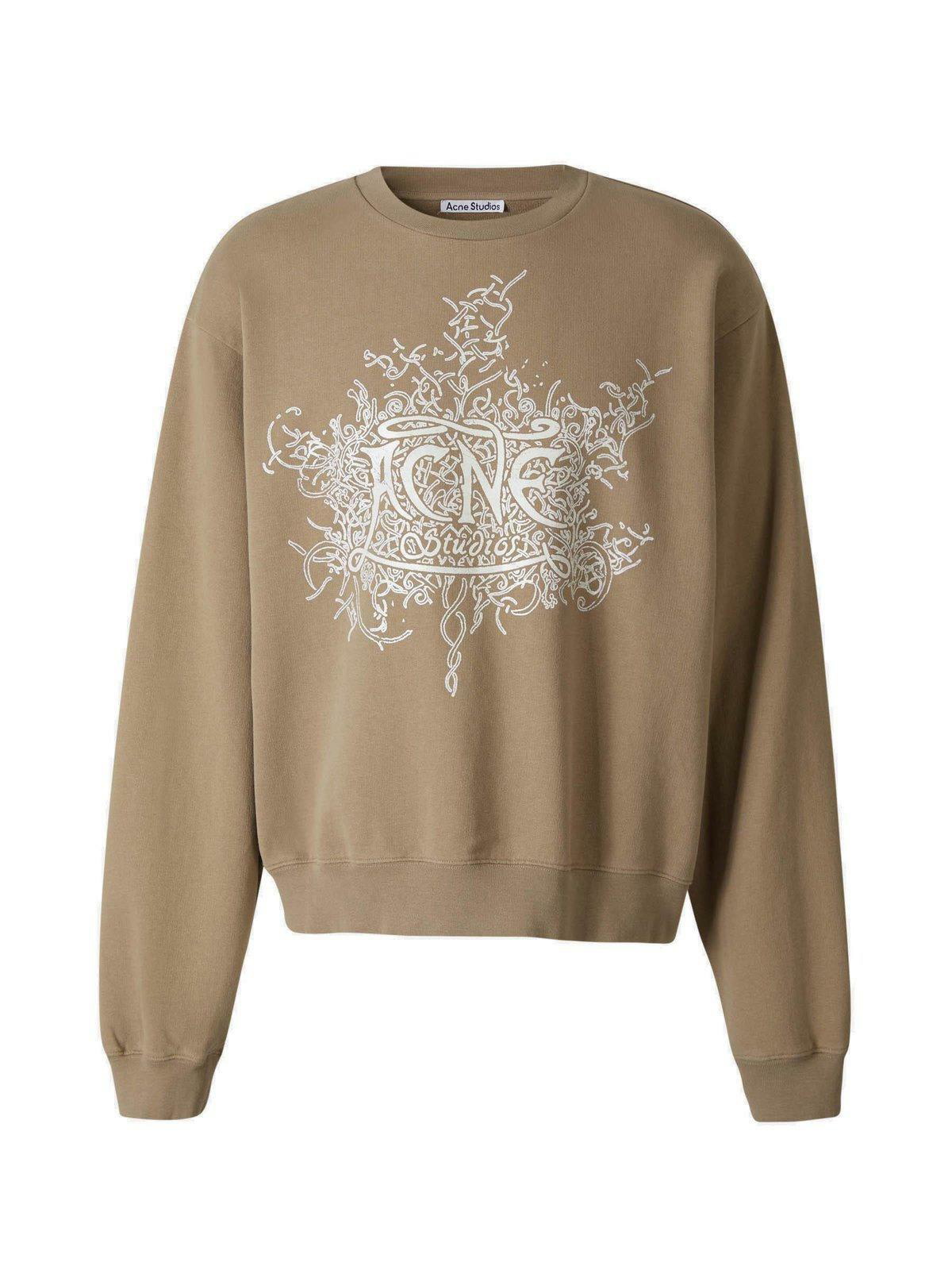 Acne Studios Men's Fiah 08 Sthlm Crew Sweat in Carbon Grey