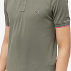 Paul Smith Men's Regular Fit Zebra Polo Shirt in Khaki