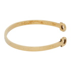 Salvatore Ferragamo Gold Cuff Bracelet