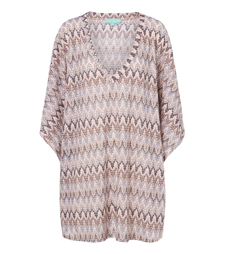 Photo: Melissa Odabash Josie chevron knitted kaftan
