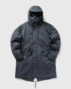 C.P. Company Outerwear Long Jacket In Micro Kei Black Parkas