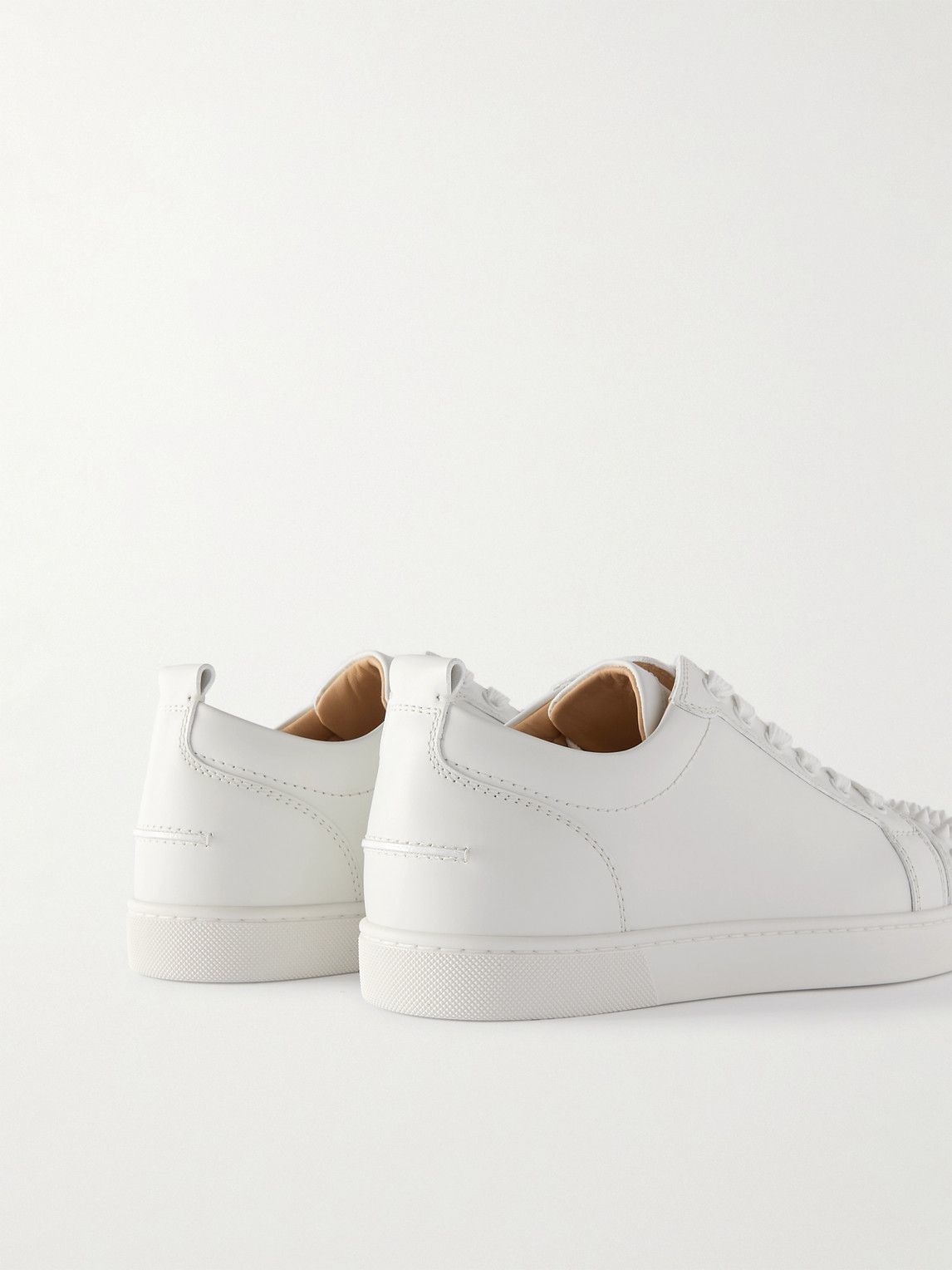 Louis Junior Spikes Cap-Toe Leather Sneakers