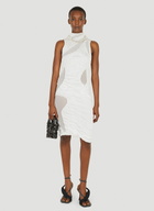DI PETSA Wet Look Mini Dress