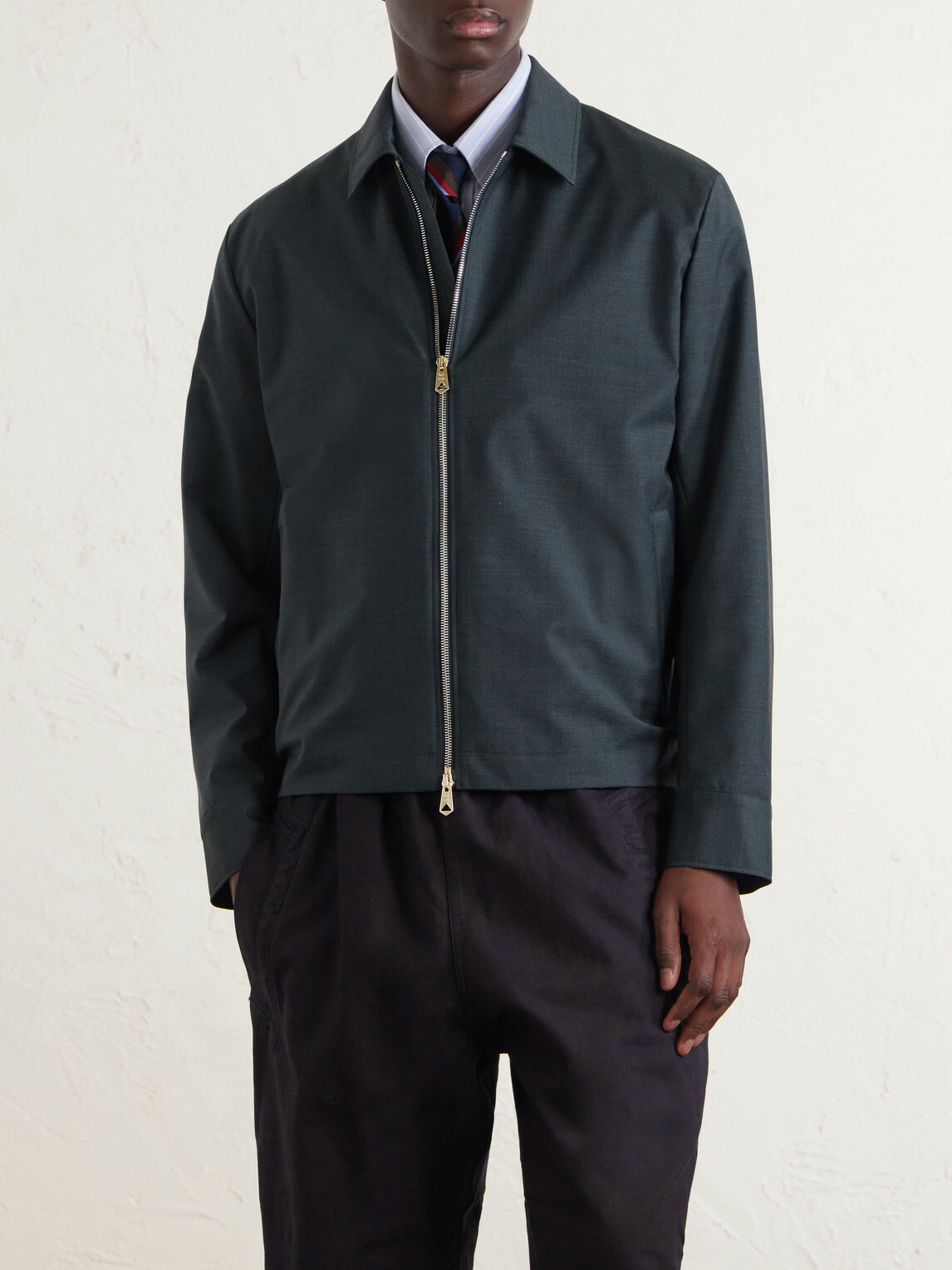 Paul Smith - Wool Bomber Jacket - Gray