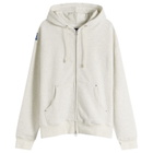 Larriet Men's G9 Zip Hoodie in Grey Marle