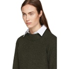 3.1 Phillip Lim Green Wool-Blend Sweater