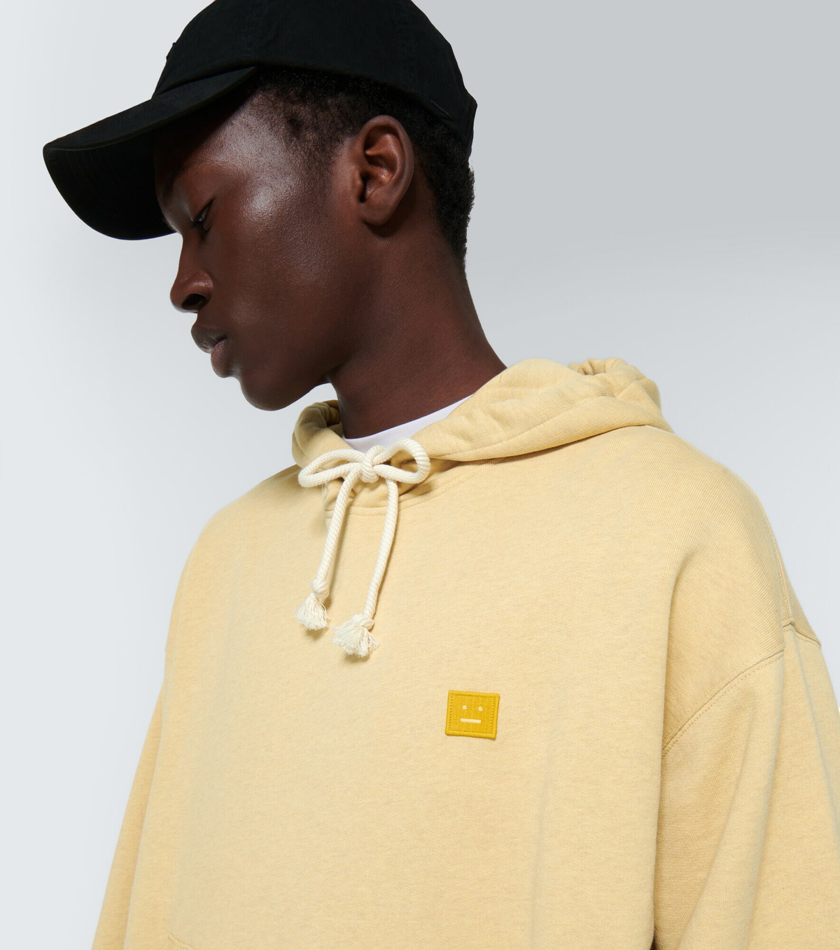 Acne Studios Face cotton hoodie