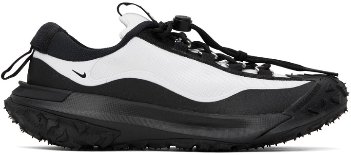 Photo: Comme des Garçons Homme Plus Black & White Nike Edition ACG Mountain Fly 2 Low Sneakers