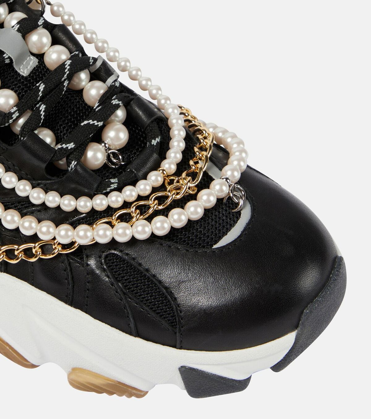Junya Watanabe Embellished leather sneakers