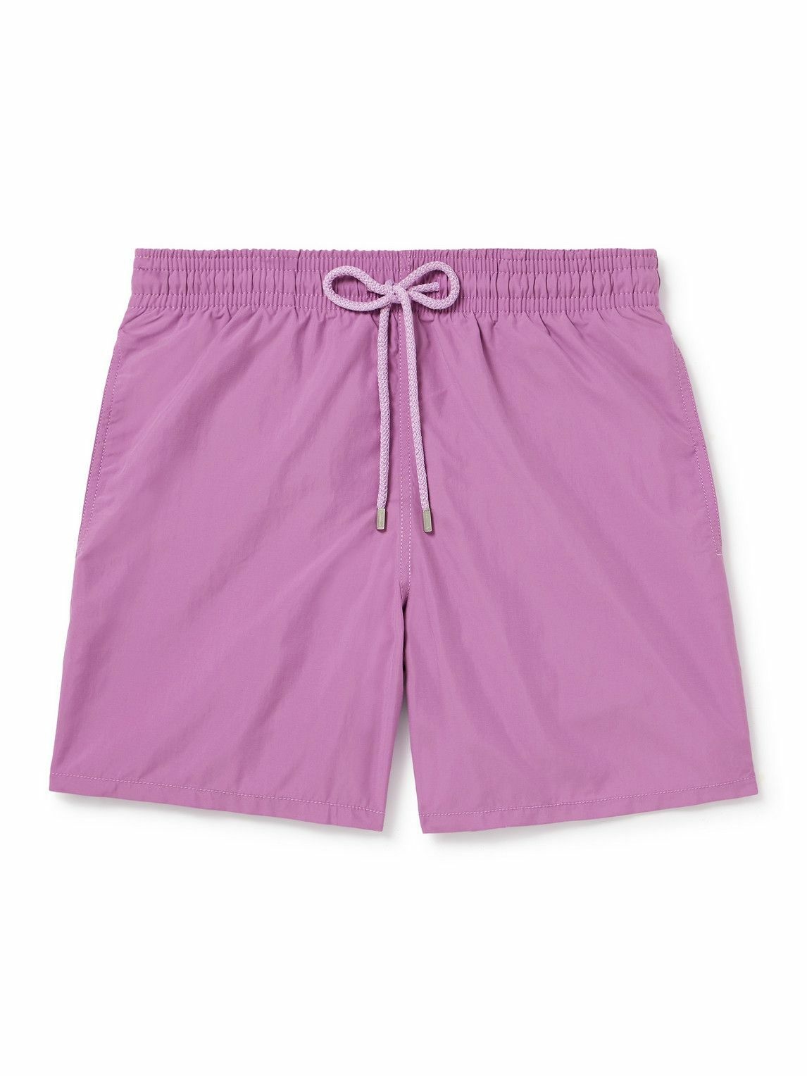 Photo: Vilebrequin - Moorea Straight-Leg Mid-Length ECONYL® Swim Shorts - Pink