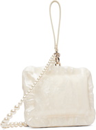 Simone Rocha White Pearl Crossbody Pillowcase Bag