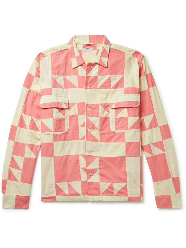 Photo: BODE - Quilted Cotton Shirt - Pink