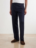 Sunspel - Straight-Leg Wool Trousers - Blue