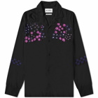 Noma t.d. Men's Flower Hand Embroidery Shirt in Black
