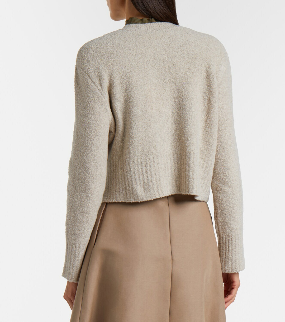 Altuzarra Harris cropped wool-blend cardigan