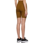 Girlfriend Collective Tan High-Rise Bike Shorts