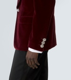 Dolce&Gabbana Cotton-blend velvet tuxedo jacket