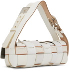 HODAKOVA Off-White Buckle Baguette Bag