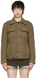 Maison Margiela Green Wool Jacket