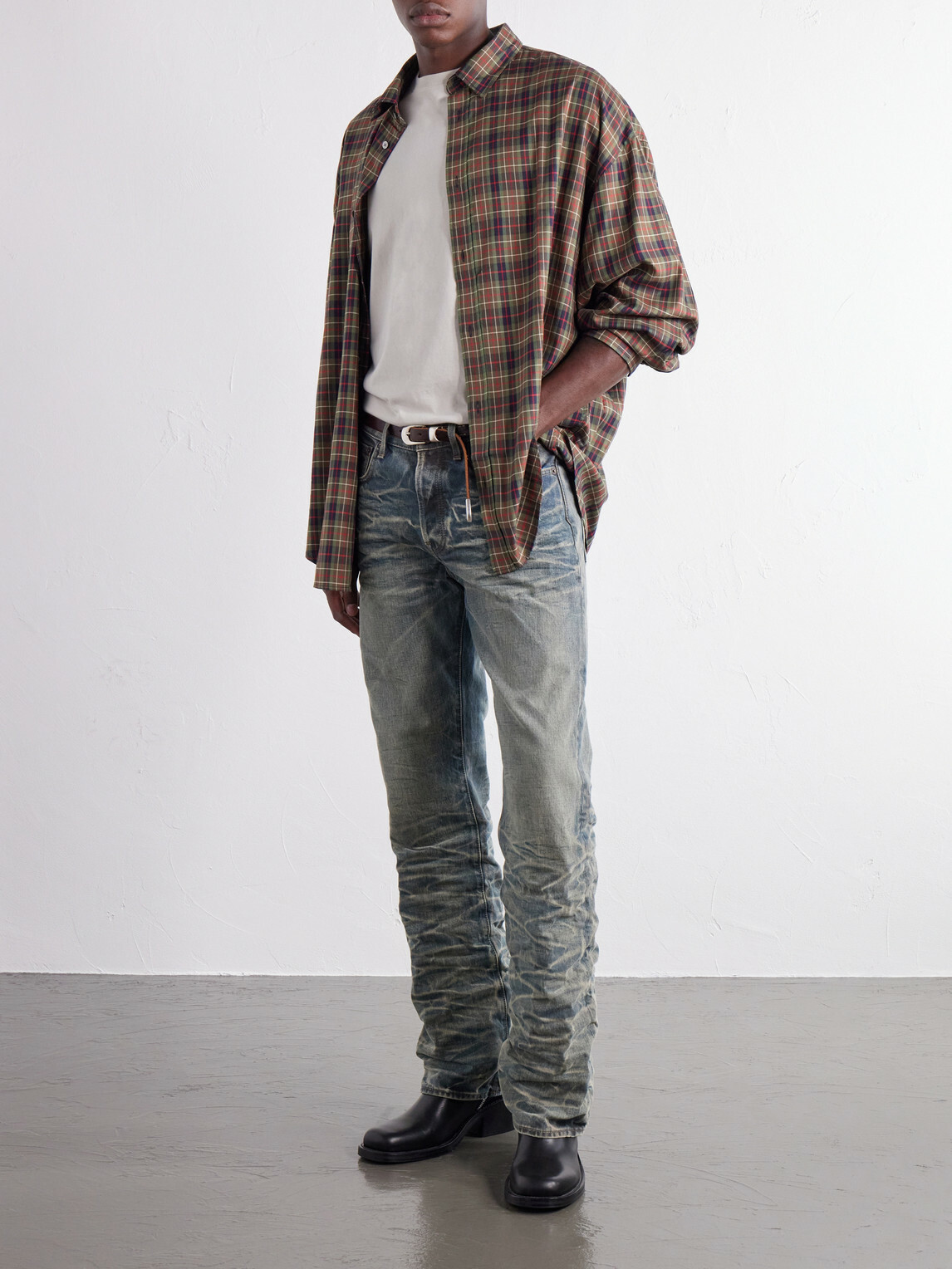 Acne Studios - Checked Flannel Shirt - Multi