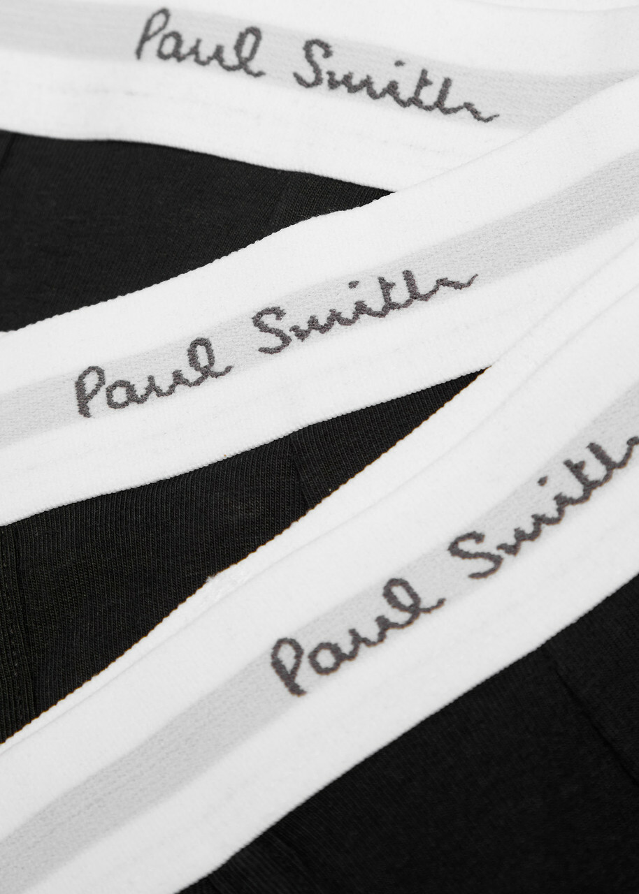Paul Smith Stretch-cotton Trunks set of Three Black