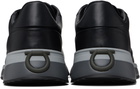 Ferragamo Black & Gray Low Cut Sneakers