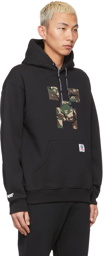 AAPE by A Bathing Ape Black Minecraft Edition Loose Fit Hoodie