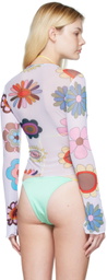 FENSI SSENSE Exclusive Purple Psychedelic Cover-Up