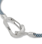 Mikia - Cord and Silver-Tone Bracelet - Blue