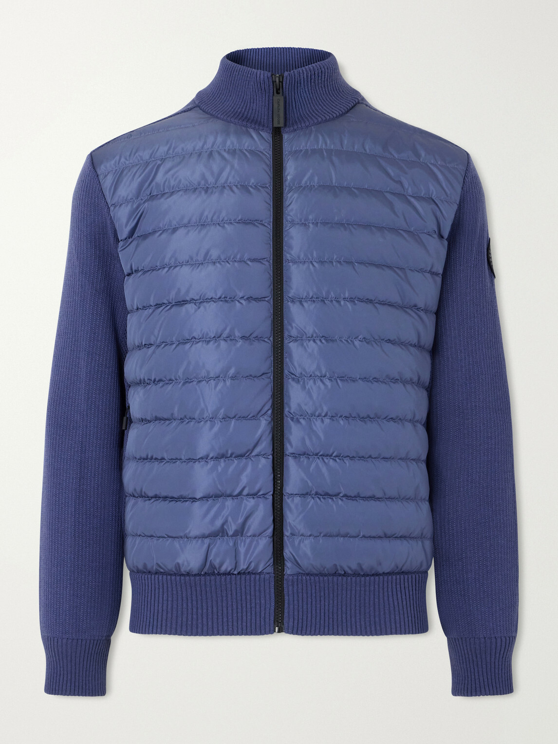 Canada Goose - HyBridge® Ribbed Wool and Quilted Shell Down Jacket - Blue