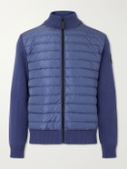 Canada Goose - HyBridge® Ribbed Wool and Quilted Shell Down Jacket - Blue