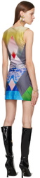 Conner Ives Multicolor Video Girl Minidress