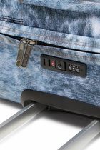 Diesel Travel trolley in trompe l'oeil denim - Carry-on Suitcases - Unisex - Blue