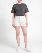 Icon Denim Womens Denim shorts Ivory