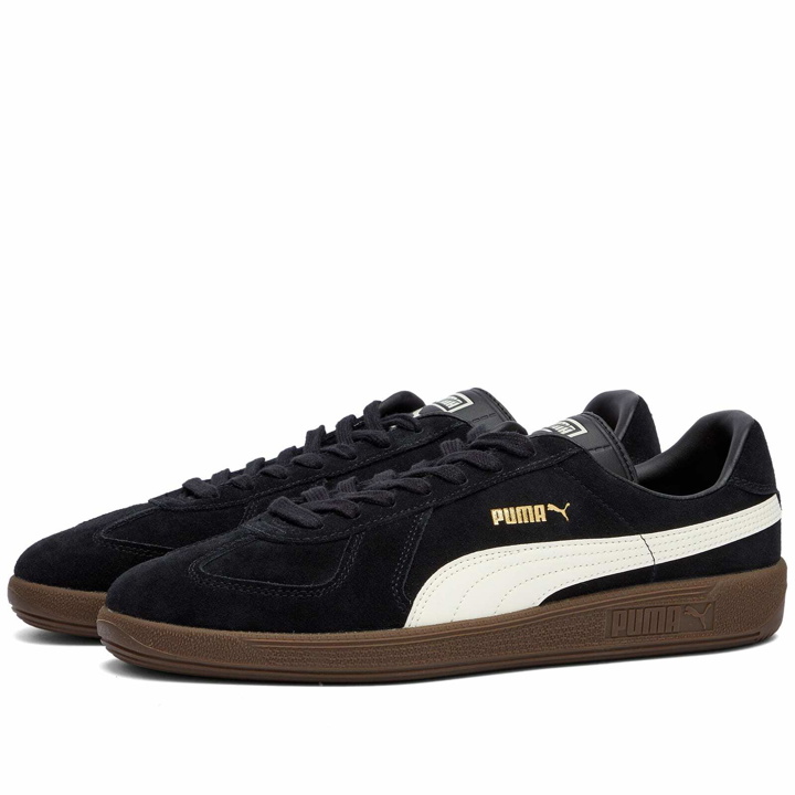 Photo: Puma Men's Army Trainer Sneakers in Puma Black/Alpine Snow