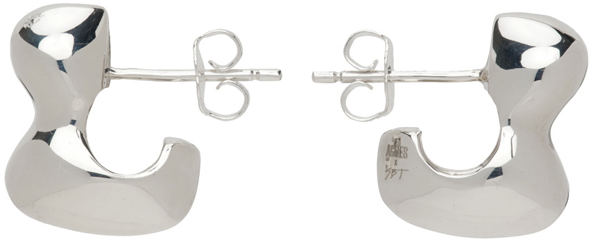 AGMES Silver Simone Bodmer-Turner Edition Bubble Earrings