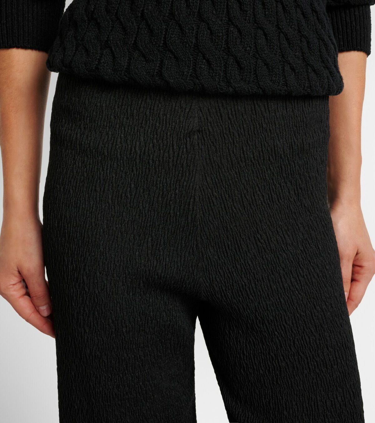 The Row Silk culottes