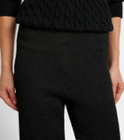 The Row Silk culottes