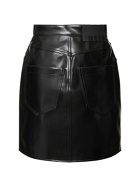 MSGM - Faux Leather Mini Skirt
