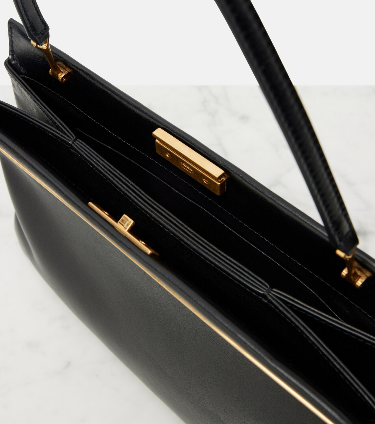 The Row Elise Medium leather shoulder bag