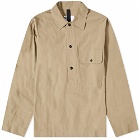 MHL by Margaret Howell Men's MHL. by Margaret Howell Pull On Utility Shirt in Mouse