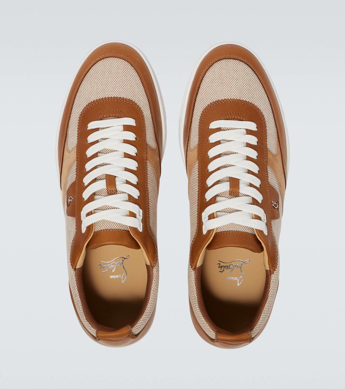 Christian Louboutin Tutti Rui leather-trimmed sneakers Christian 